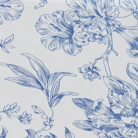 8 ft Fitted Spandex Tablecloth French Toile Table Cover
