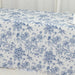 8 ft French Toile Fitted Polyester Rectangle Tablecloth