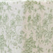 8 ft French Toile Fitted Polyester Rectangle Tablecloth