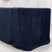 8 ft Open Back Fitted Polyester Rectangle Tablecloth
