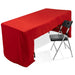8 ft Open Back Fitted Polyester Rectangle Tablecloth