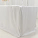 8 ft Open Back Fitted Polyester Rectangle Tablecloth
