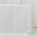 8 ft Open Back Fitted Polyester Rectangle Tablecloth