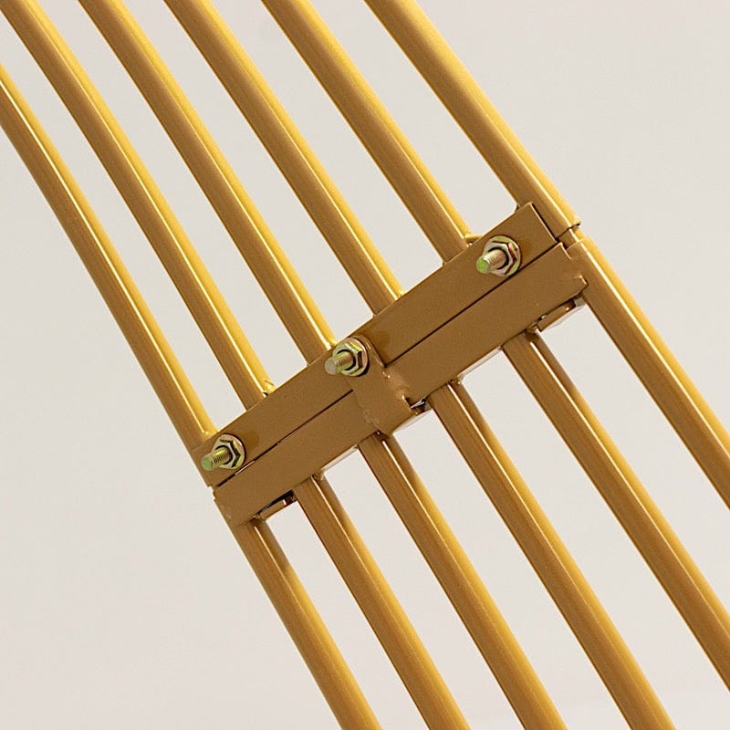 8 ft x 7.3 ft Heavy-Duty Backdrop Stand Metal Wedding Arch - Gold BKDP_STND_DOME1_7_GOLD