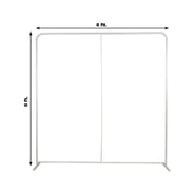 8 ft x 8 ft Aluminum Pillowcase Backdrop Stand - Silver BKDP_STND_ALUM_8X8