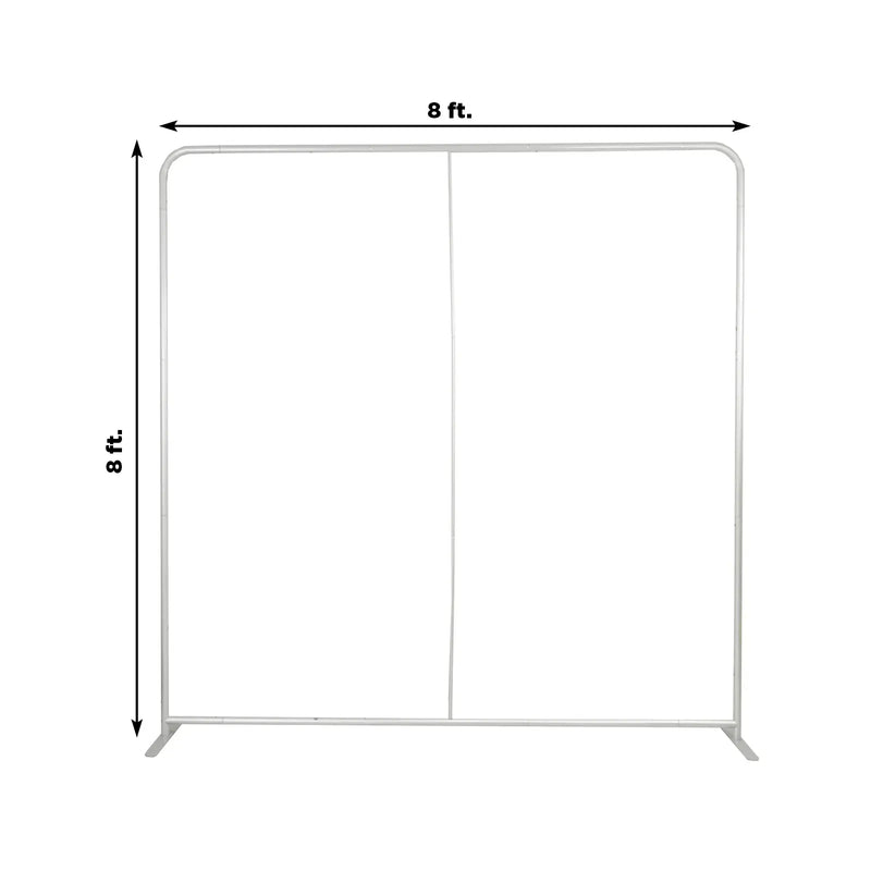 8 ft x 8 ft Aluminum Pillowcase Backdrop Stand - Silver BKDP_STND_ALUM_8X8