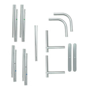 8 ft x 8 ft Aluminum Pillowcase Backdrop Stand - Silver BKDP_STND_ALUM_8X8