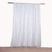 8 ft x 8 ft Metallic Fringe Shag Photo Backdrop Divider Curtain
