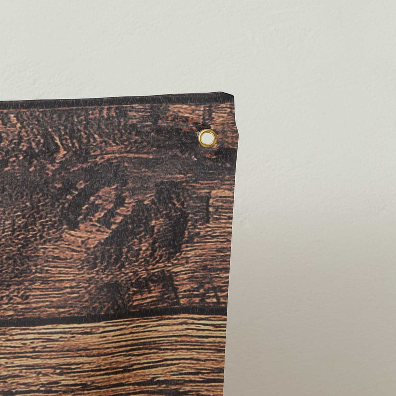 8 ft x 8 ft Printed Vinyl Photo Backdrop Vintage Wood Design Party Banner - Brown BKDP_VIN_8X8_WOD07