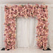 8 ft x 8 ft Roll Up Artificial Silk Flower Backdrop for Arch Stand
