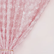 8 ft x 8 ft Satin Rosette Backdrop Curtain Photo Booth Decorations