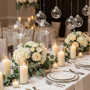 8 pcs 3" wide Glass Hanging Ornament Balls with Removable Silver Caps - Clear GLAS_HANG_BALL_3_CLR