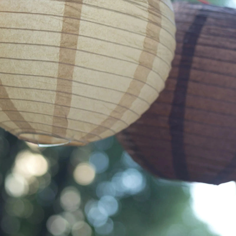 8 pcs Assorted Size 6 in 8 in 10 in 14 in Large Hanging Paper Lanterns