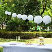 8 pcs Assorted Size 6 in 8 in 10 in 14 in Large Hanging Paper Lanterns