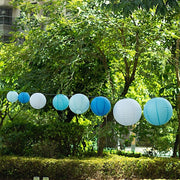 8 pcs Assorted Size 6 in 8 in 10 in 14 in Large Hanging Paper Lanterns