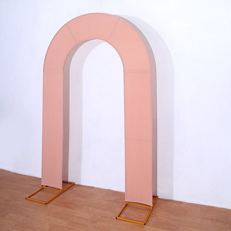 8ft Fitted Spandex Open Arch Double Sided Backdrop Stand Cover