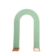 8ft Fitted Spandex Open Arch Double Sided Backdrop Stand Cover