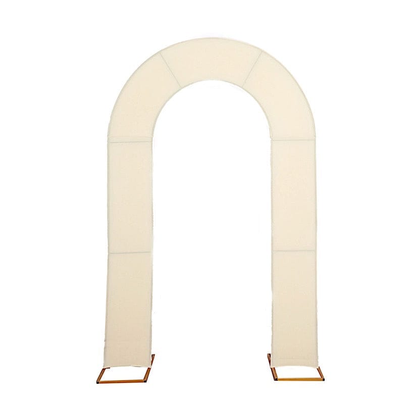 8ft Fitted Spandex Open Arch Double Sided Backdrop Stand Cover