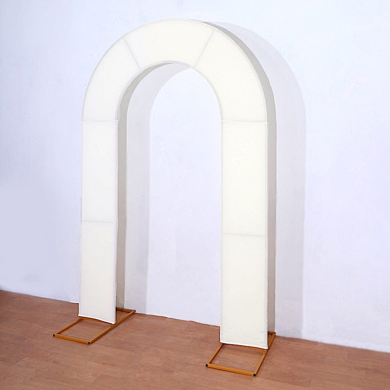 8ft Fitted Spandex Open Arch Double Sided Backdrop Stand Cover