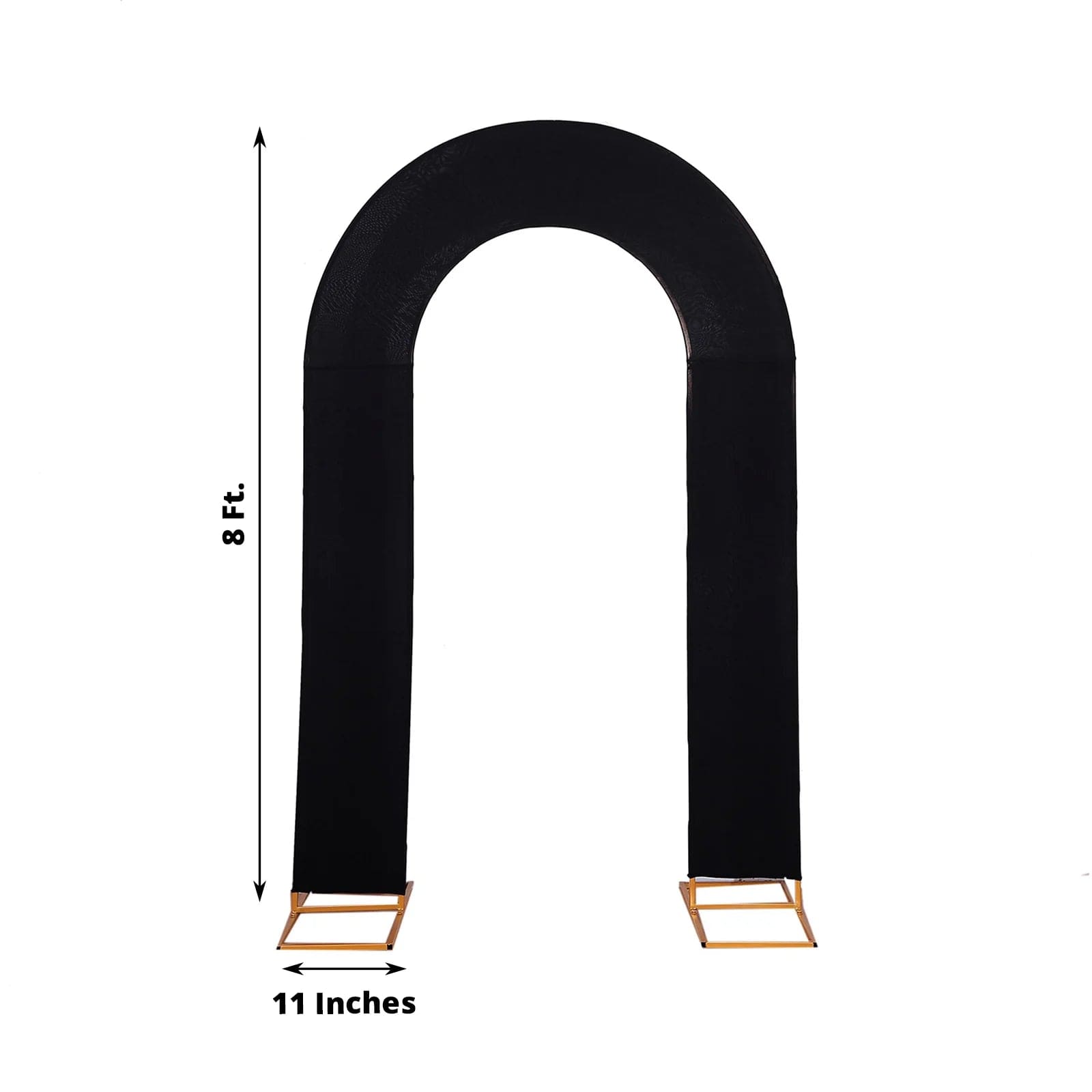 8ft Fitted Spandex Open Arch Double Sided Backdrop Stand Cover