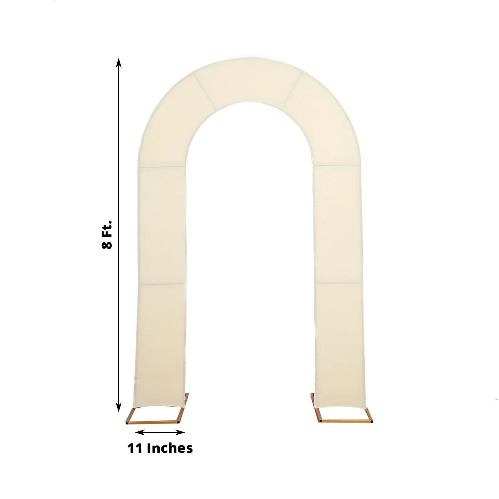 8ft Fitted Spandex Open Arch Double Sided Backdrop Stand Cover