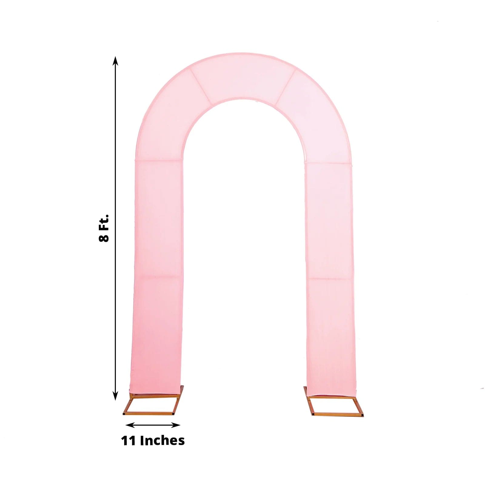 8ft Fitted Spandex Open Arch Double Sided Backdrop Stand Cover