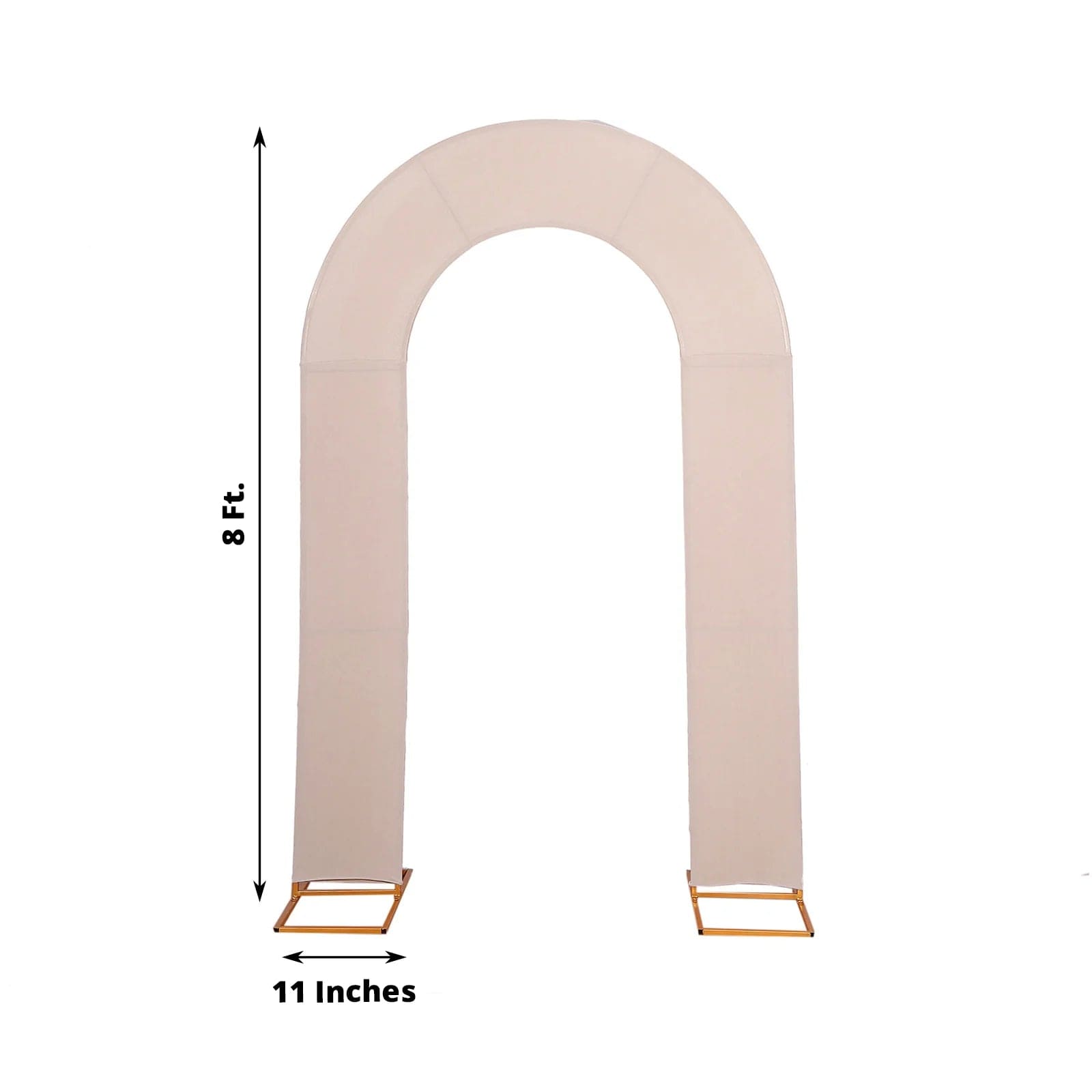 8ft Fitted Spandex Open Arch Double Sided Backdrop Stand Cover