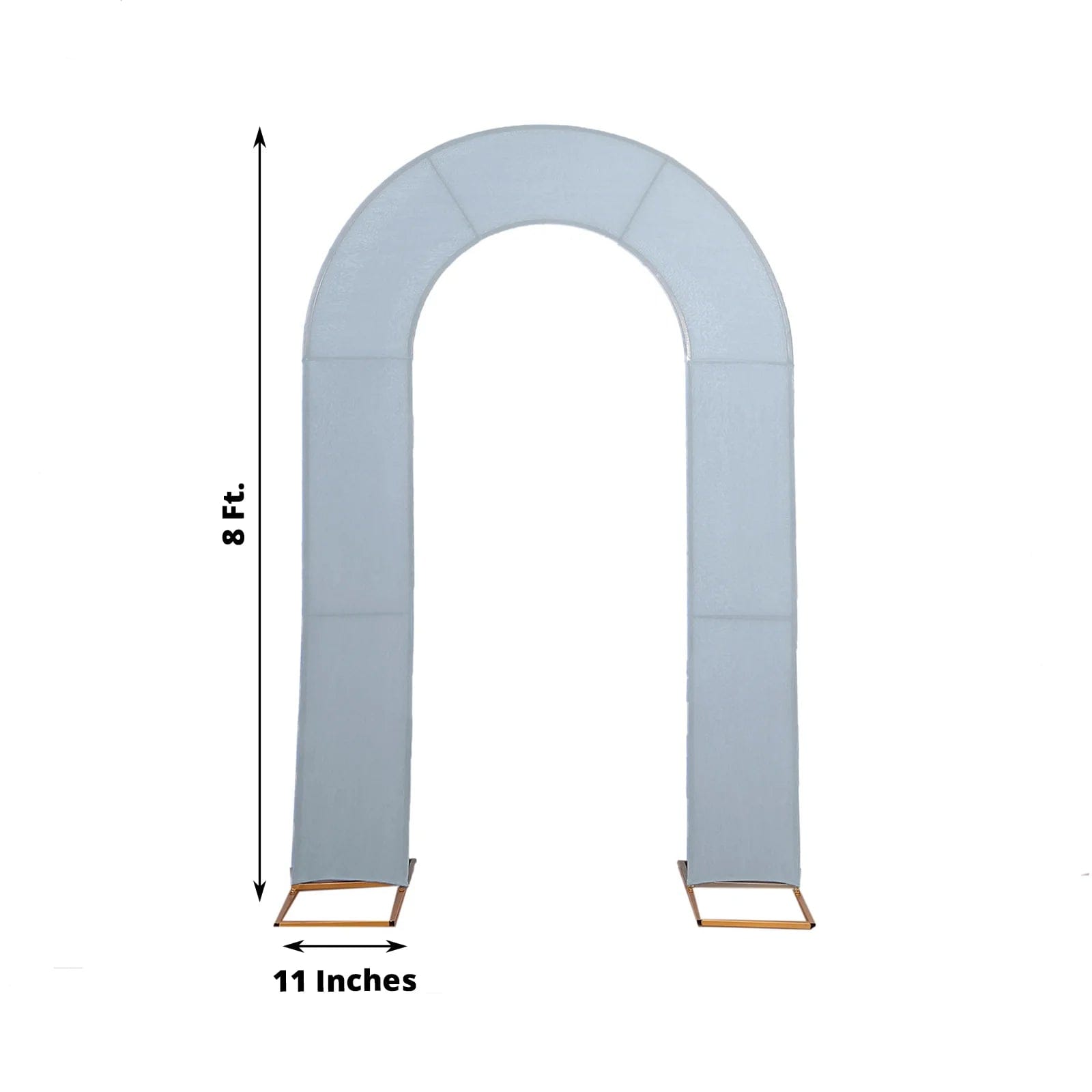 8ft Fitted Spandex Open Arch Double Sided Backdrop Stand Cover