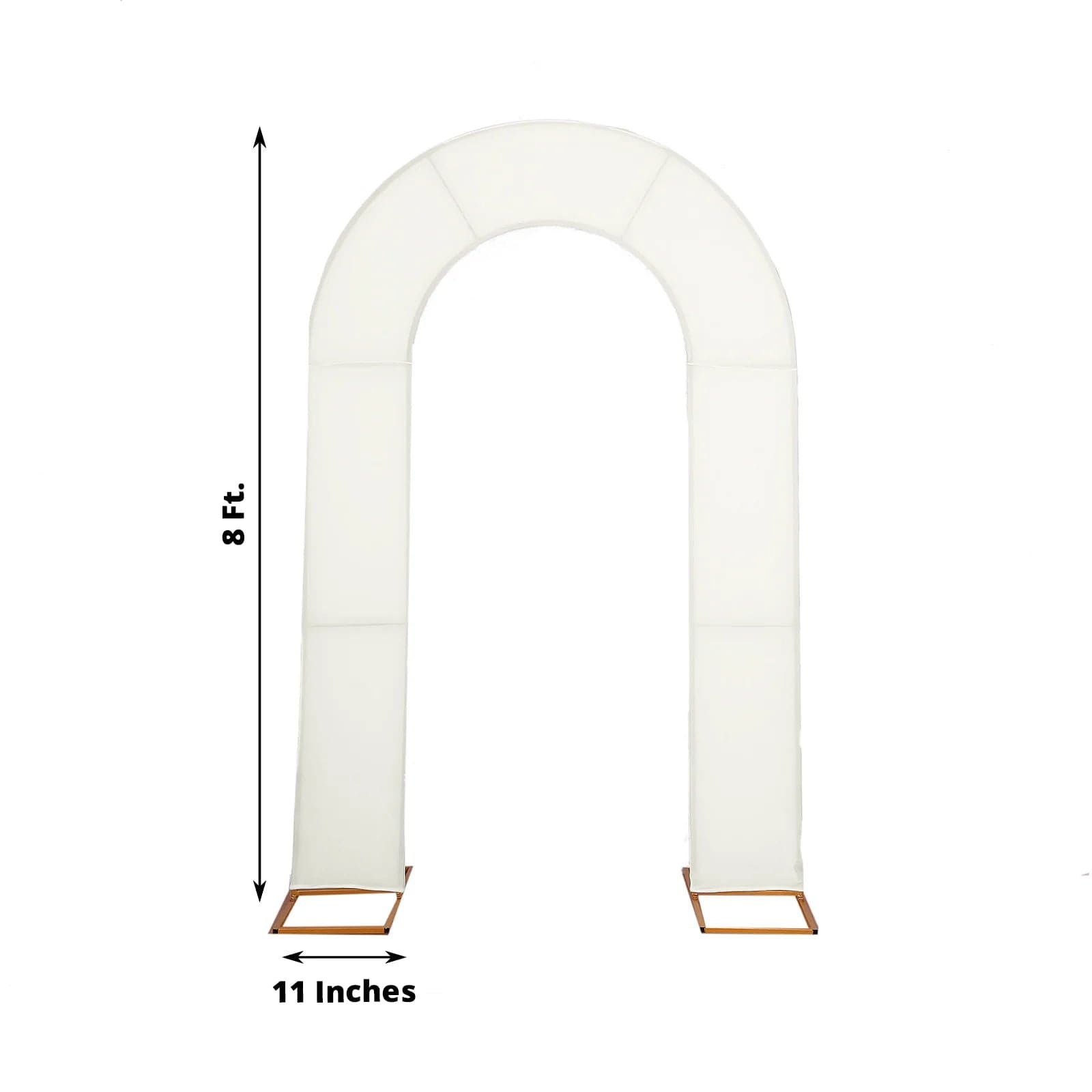 8ft Fitted Spandex Open Arch Double Sided Backdrop Stand Cover