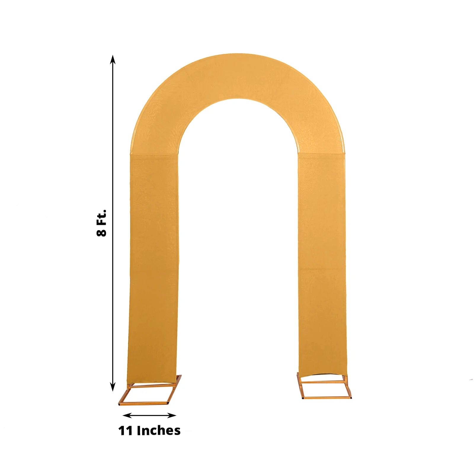 8ft Fitted Spandex Open Arch Double Sided Backdrop Stand Cover