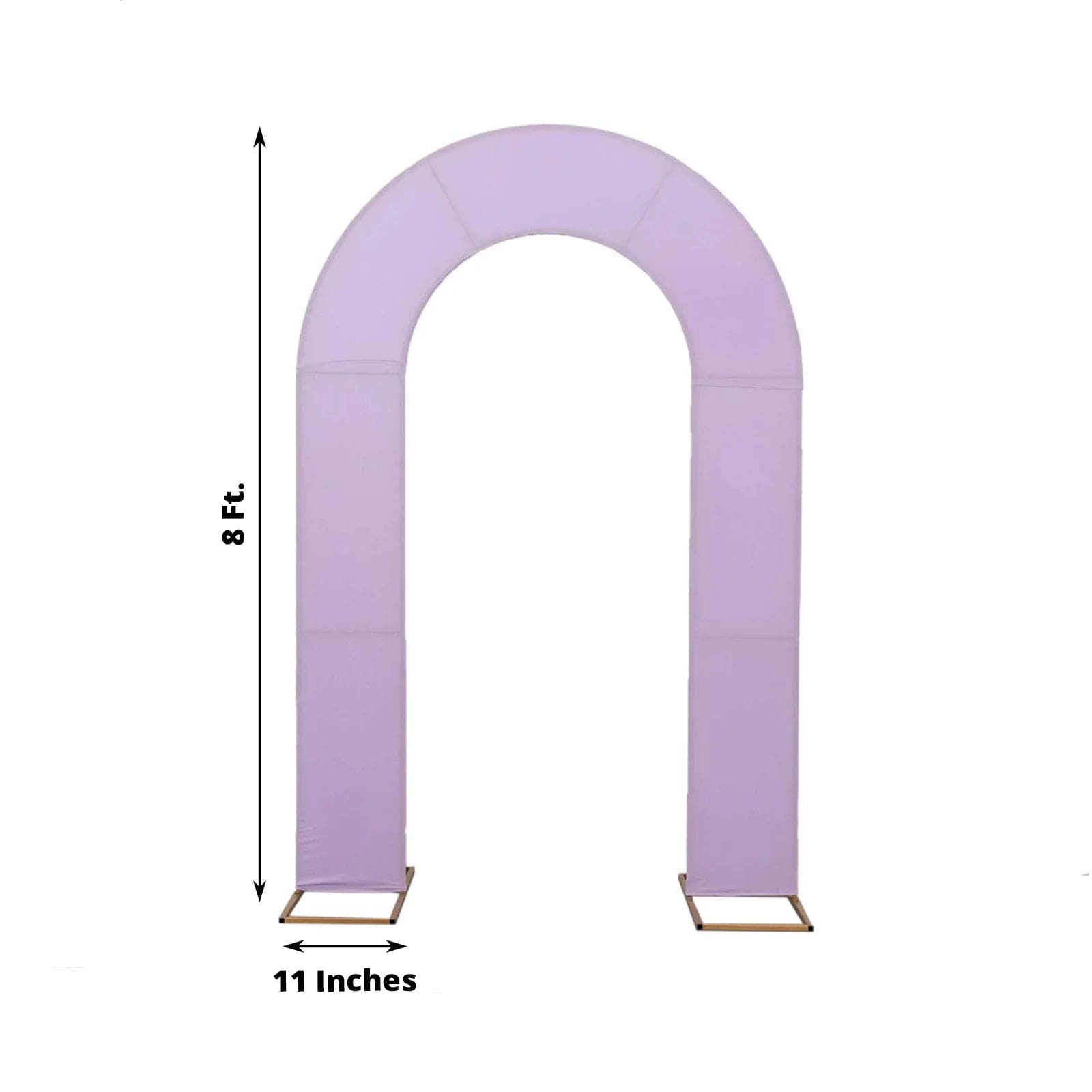 8ft Fitted Spandex Open Arch Double Sided Backdrop Stand Cover