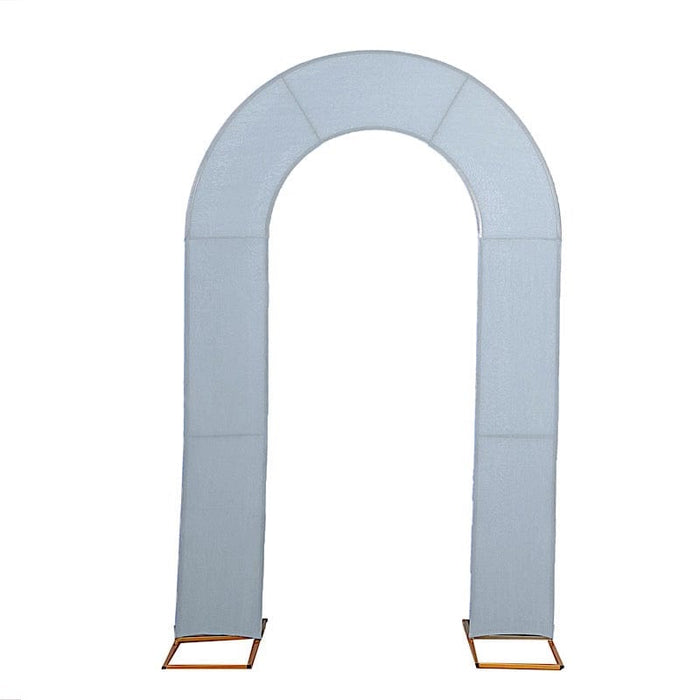 8ft Fitted Spandex Open Arch Double Sided Backdrop Stand Cover IRON_STND18_SPX_L_086