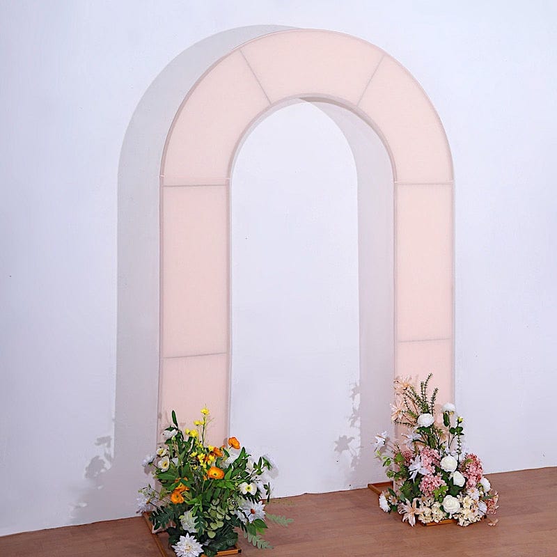 8ft Spandex Fitted Open Arch Backdrop Cover