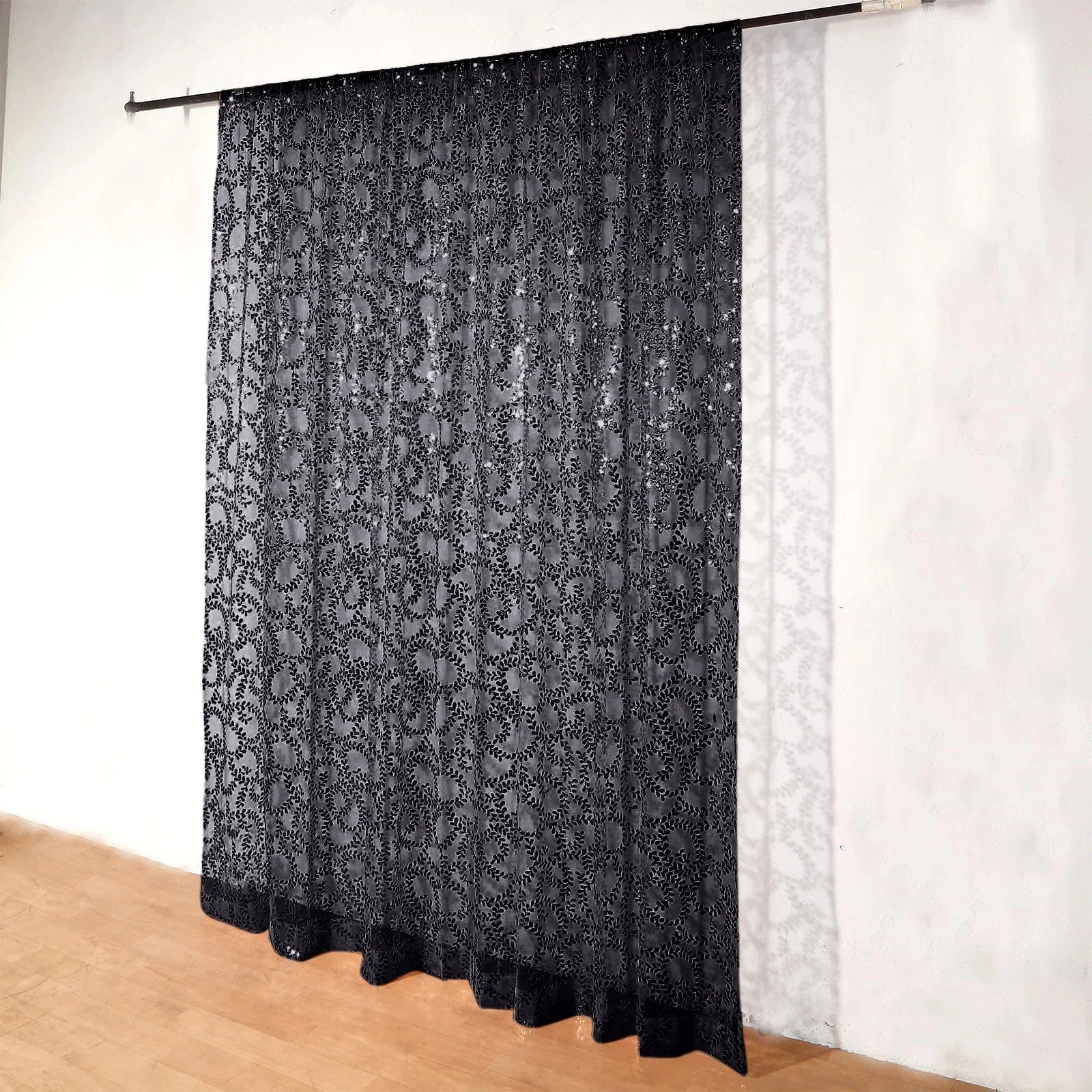 8ft x 8ft Embroider Sequin Backdrop Curtain