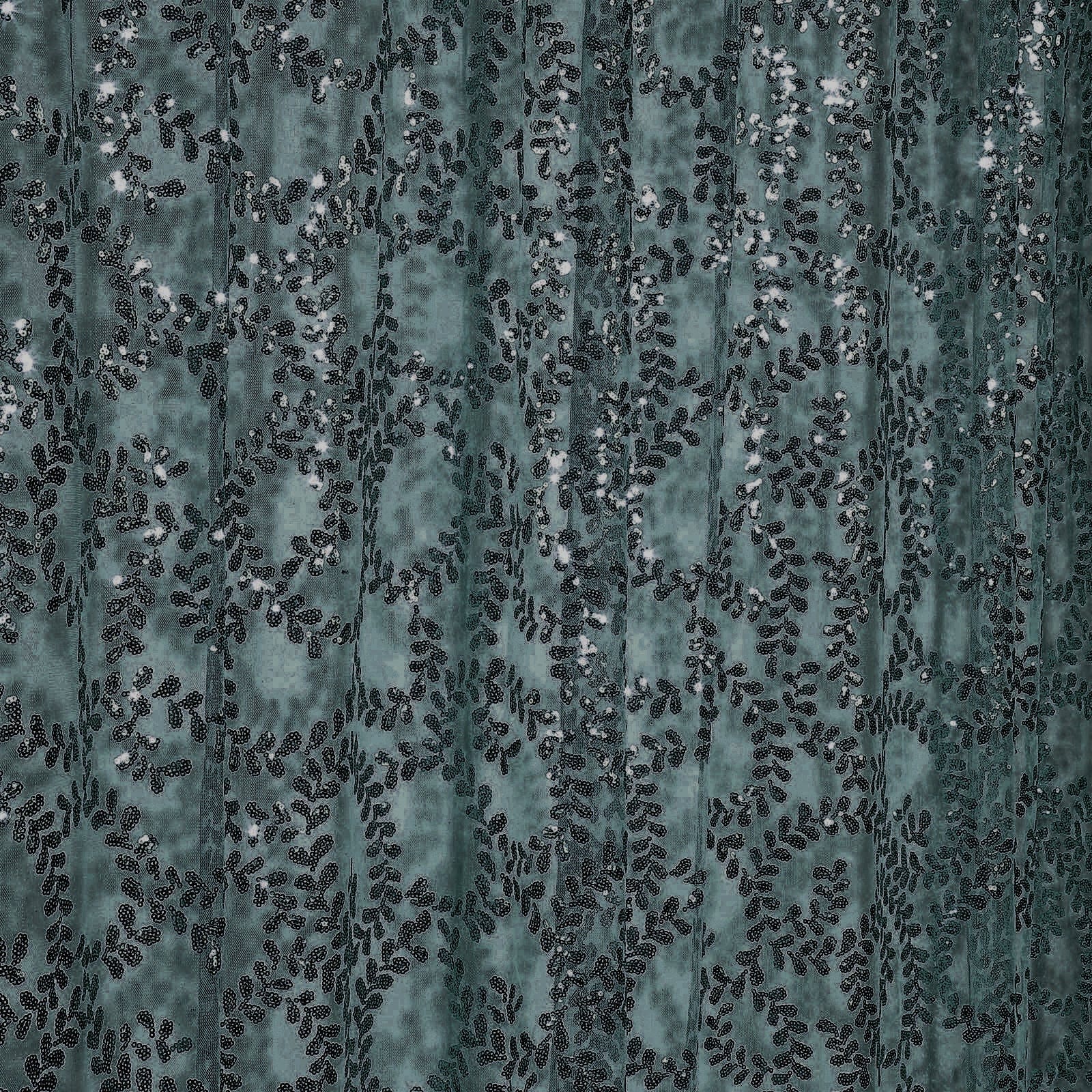 8ft x 8ft Embroider Sequin Backdrop Curtain