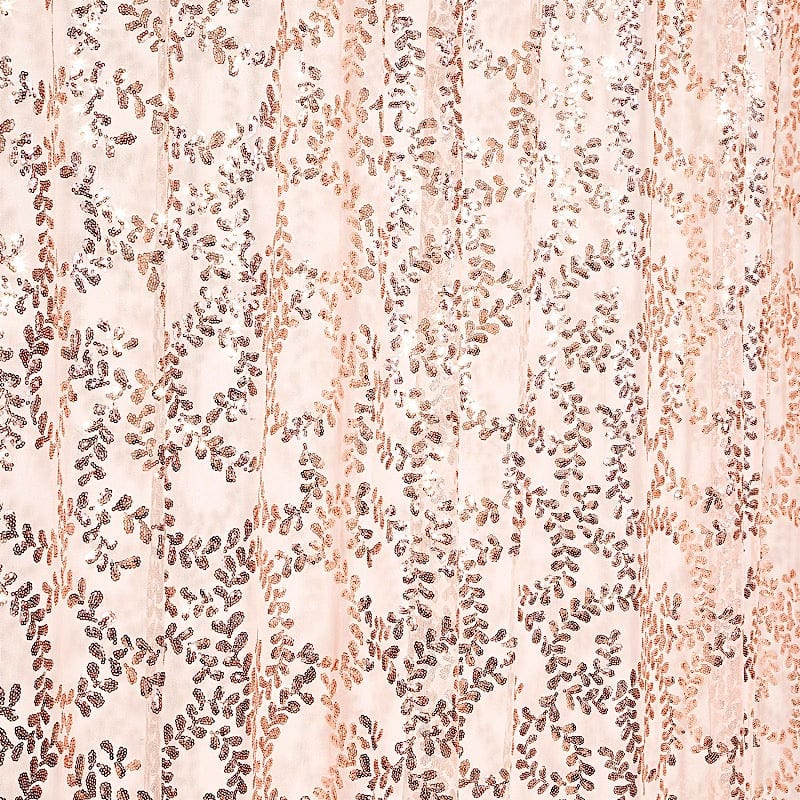 8ft x 8ft Embroider Sequin Backdrop Curtain