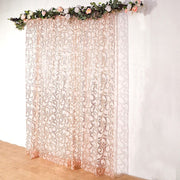 8ft x 8ft Embroider Sequin Backdrop Curtain