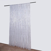 8ft x 8ft Geometric Sequin Photo Backdrop Curtain Drape Panel