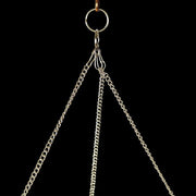 9 ft Hanging Beaded Crystal Column Chandelier - Clear CHDLR_HANG02_9FT_CLR