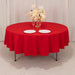 90" Cotton Blend Round Tablecloth for Daily and Formal Use