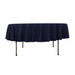 90" Cotton Blend Round Tablecloth for Daily and Formal Use