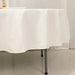 90" Cotton Blend Round Tablecloth for Daily and Formal Use