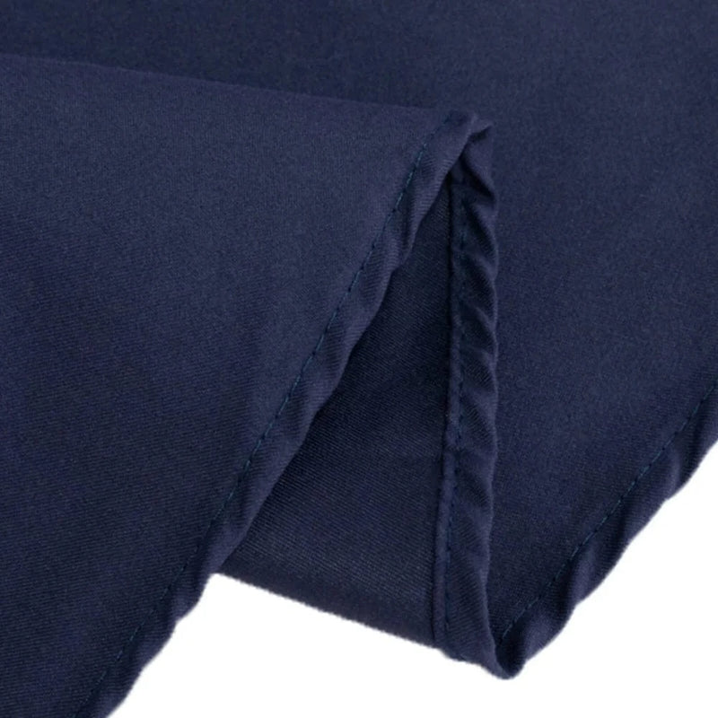 90" Cotton Blend Round Tablecloth for Daily and Formal Use