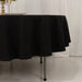 90" Cotton Blend Round Tablecloth for Daily and Formal Use