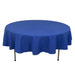 90" Cotton Blend Round Tablecloth for Daily and Formal Use