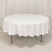 90" Cotton Blend Round Tablecloth for Daily and Formal Use