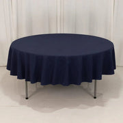 90" Cotton Blend Round Tablecloth for Daily and Formal Use