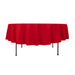 90" Cotton Blend Round Tablecloth for Daily and Formal Use