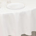 90" Cotton Blend Round Tablecloth for Daily and Formal Use