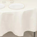 90" Cotton Blend Round Tablecloth for Daily and Formal Use